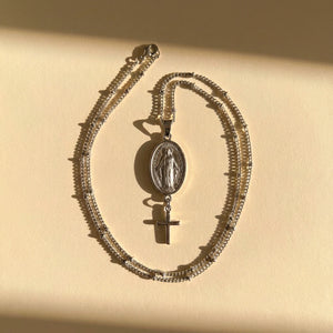 The Titanium Steel Miraculous Medal Necklace