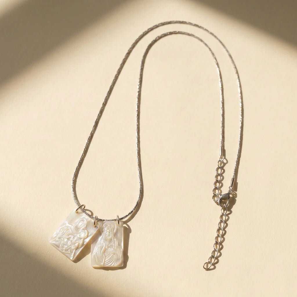 The Titanium Steel Scapular Necklace