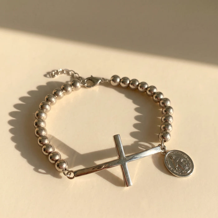 The Titanium Steel Mother & Son Bracelet