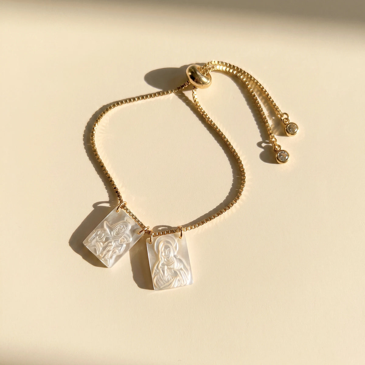 The Gold Plated Scapular Bracelet