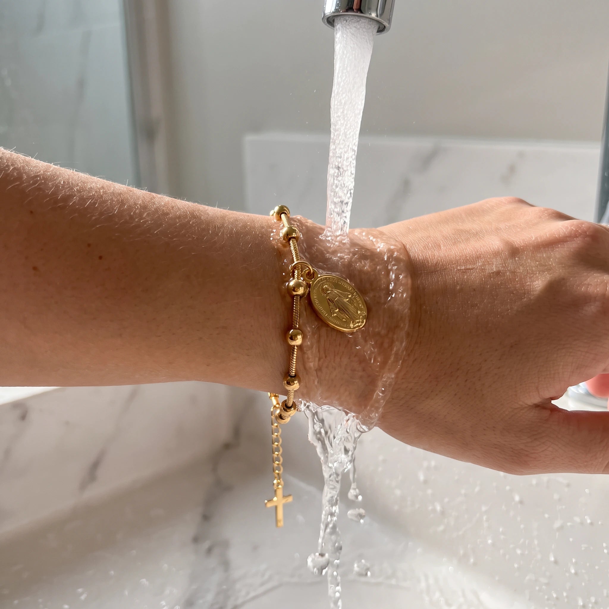 18K Gold Plated. Won't Tarnish, Ever.