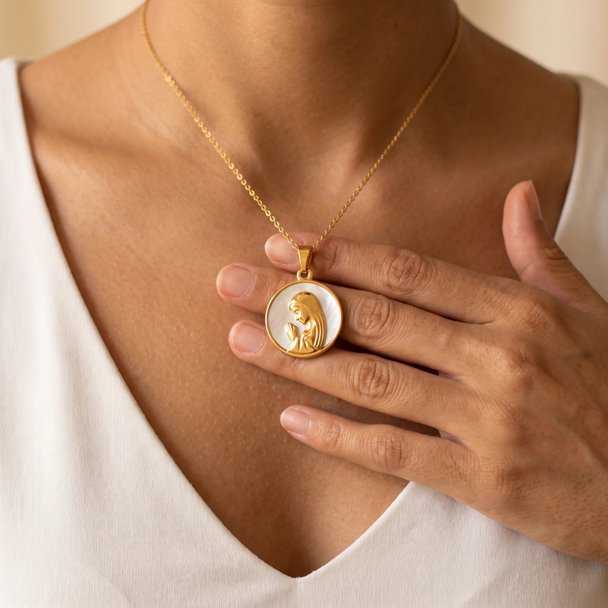 Our Lady of Prayer Necklace