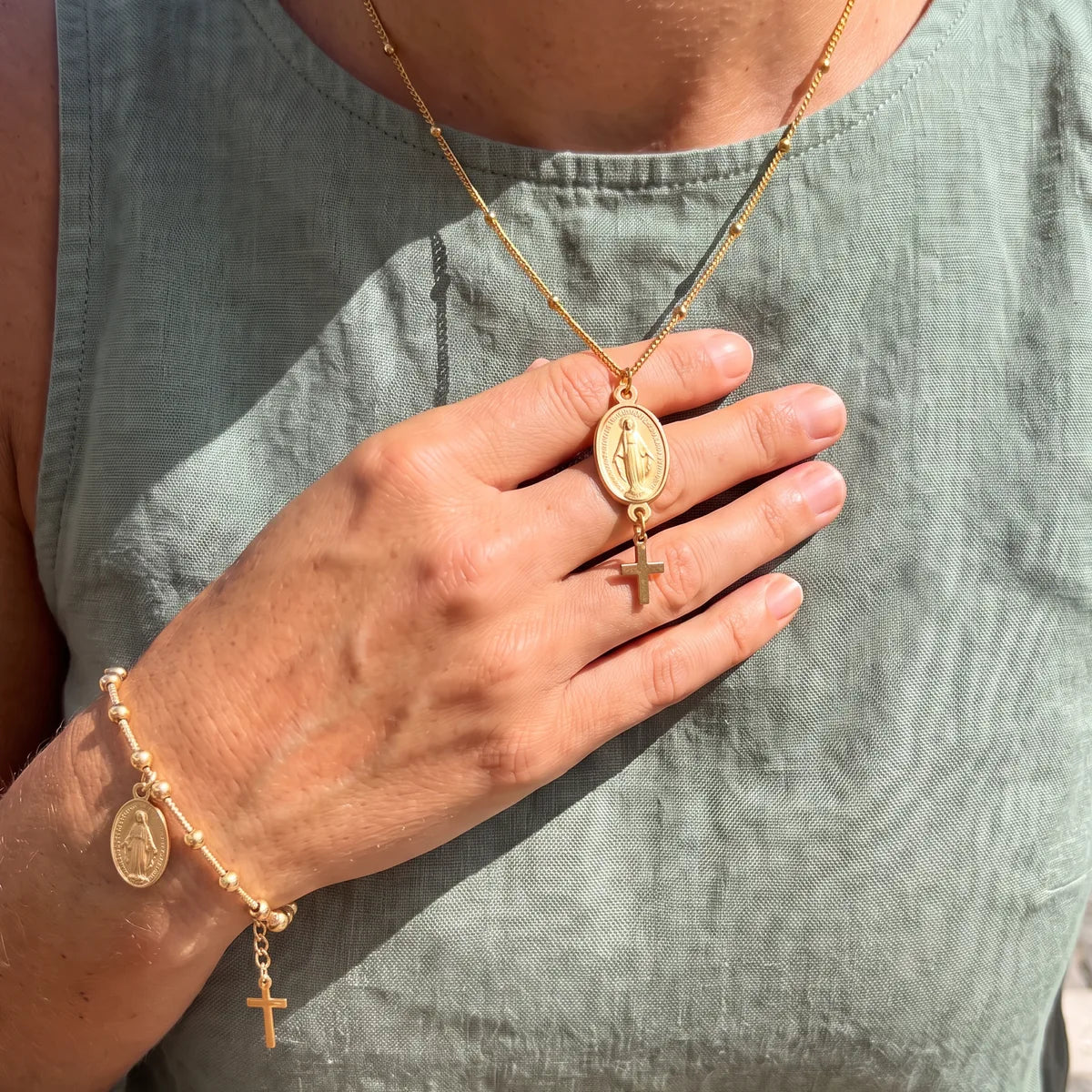 The Miraculous Medal Pair