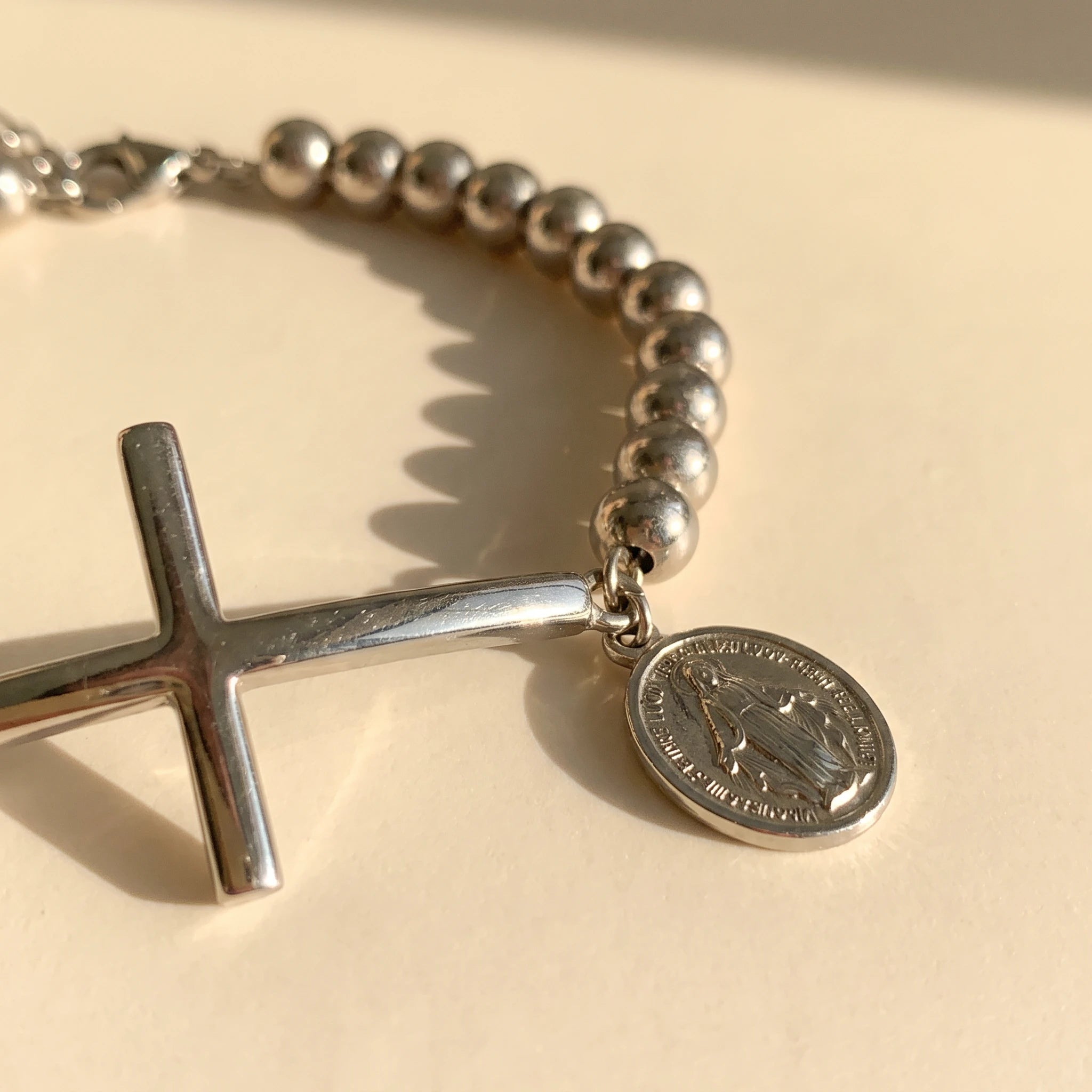 The Titanium Steel Mother & Son Bracelet