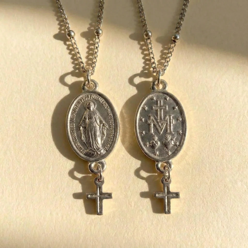 The Titanium Steel Miraculous Medal Necklace