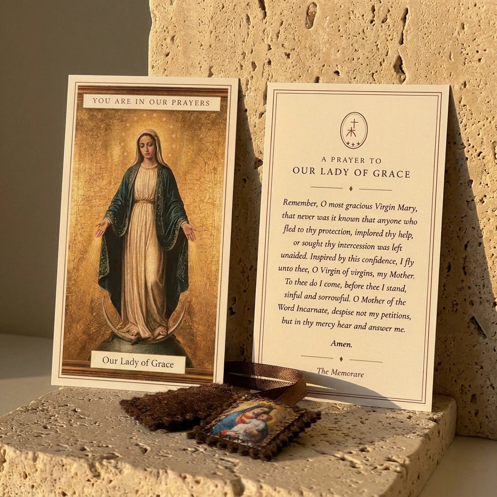 Prayer card and gift box