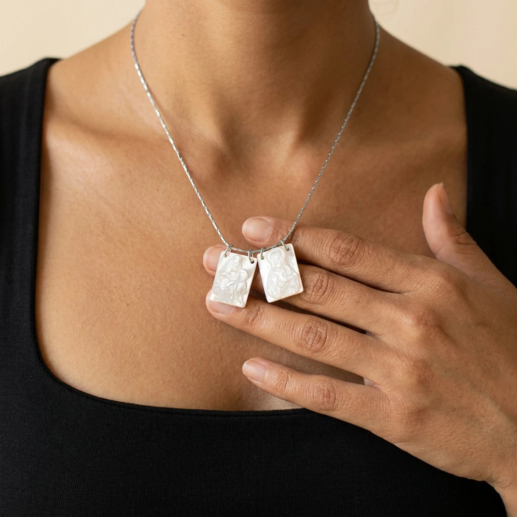 The Titanium Steel Scapular Necklace